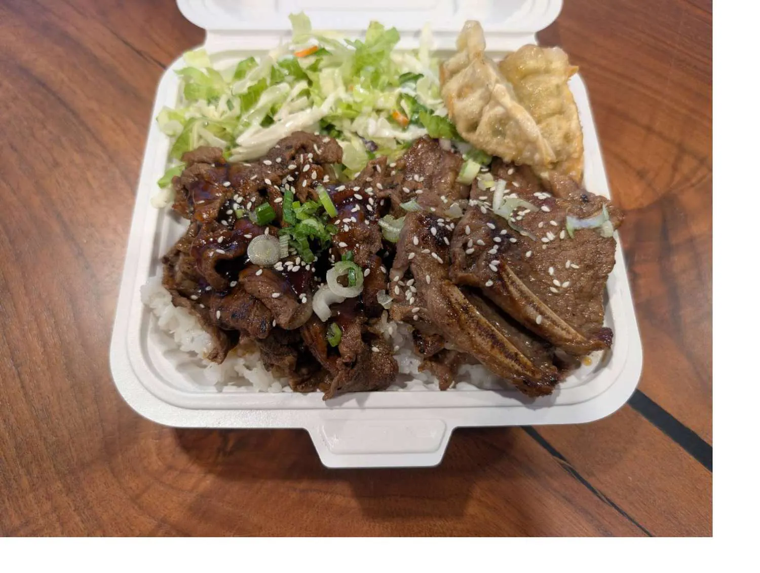 Bulgogi+Galbi Combo Plate at Flock Gangnam Station, Asian Restaurant in Portland
