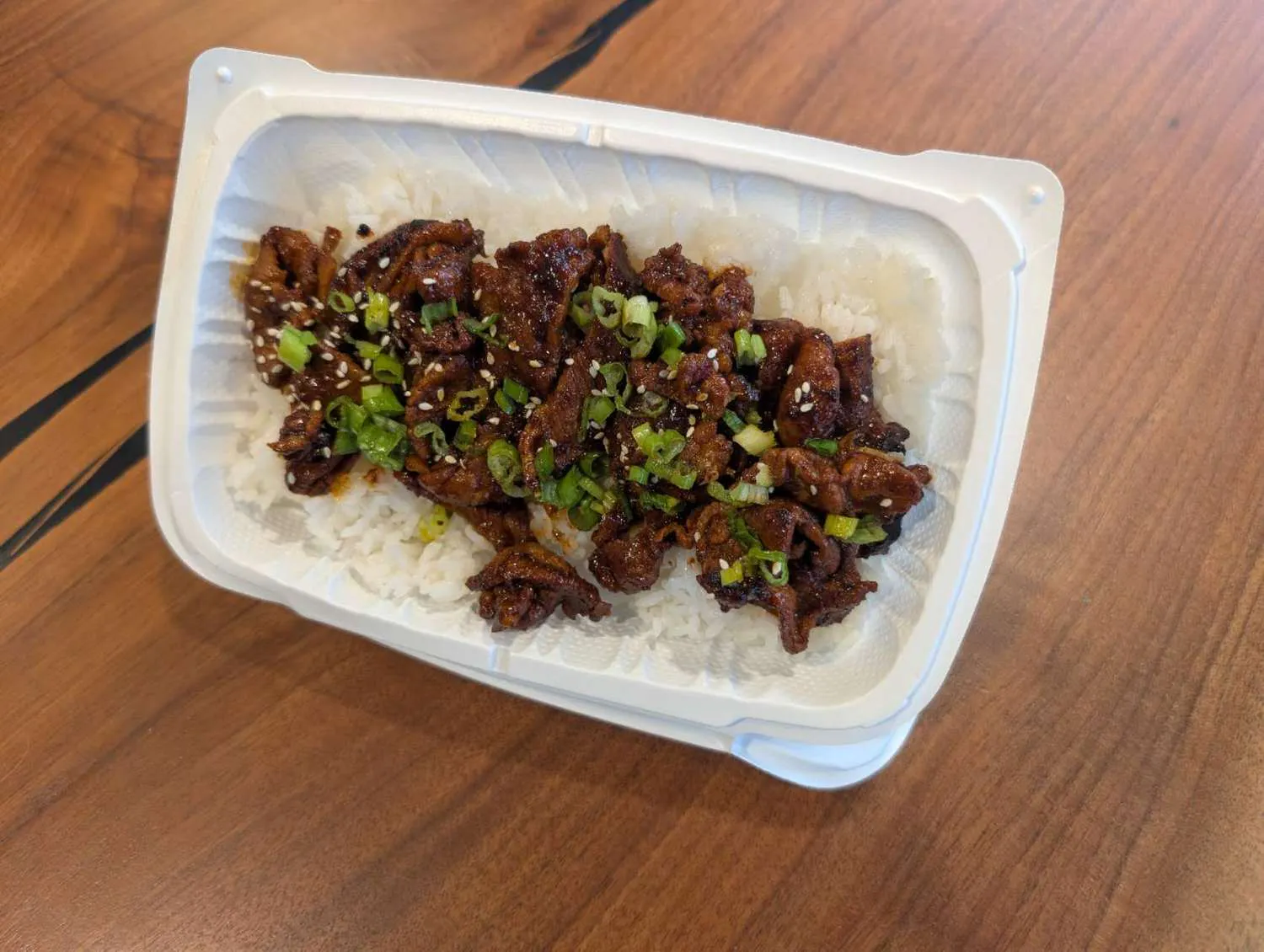 Spicy Pork Bowl at Flock Gangnam Station, Asian Restaurant in Portland