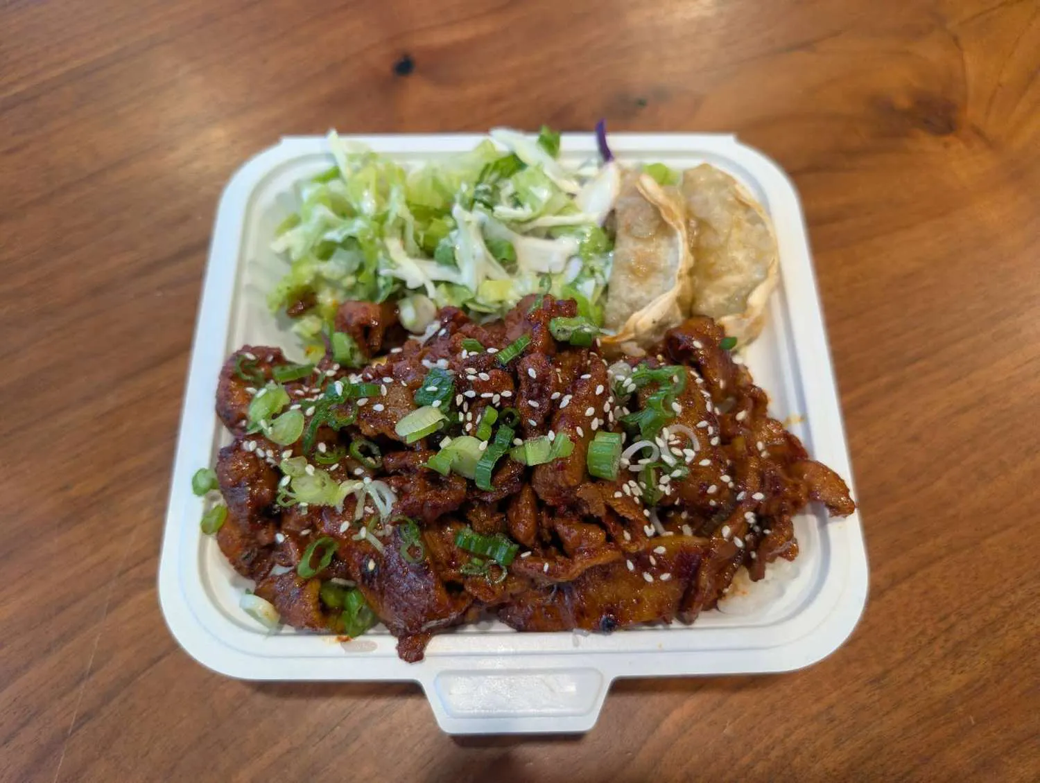 Spicy Pork Plate at Flock Gangnam Station, Asian Restaurant in Portland